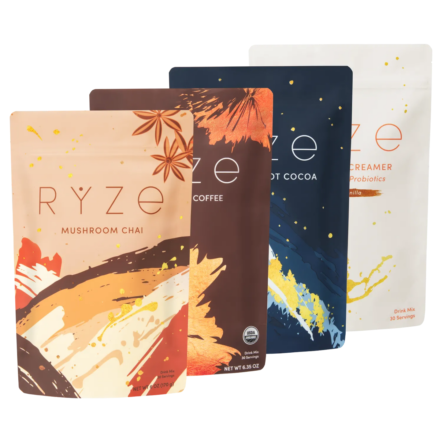 Ultimate Elevate + Unwind Bundle: Chai + Coffee + Cocoa - DXQN