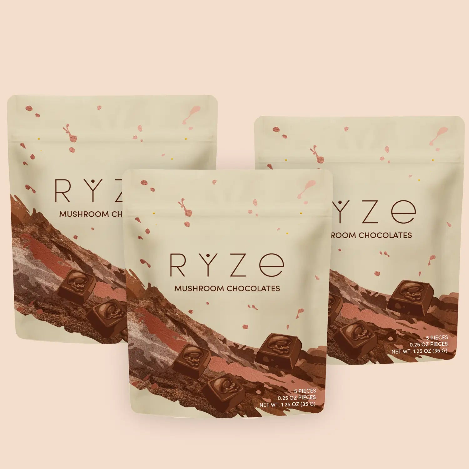 Mushroom Chocolates Rye (15 pieces) - G95L