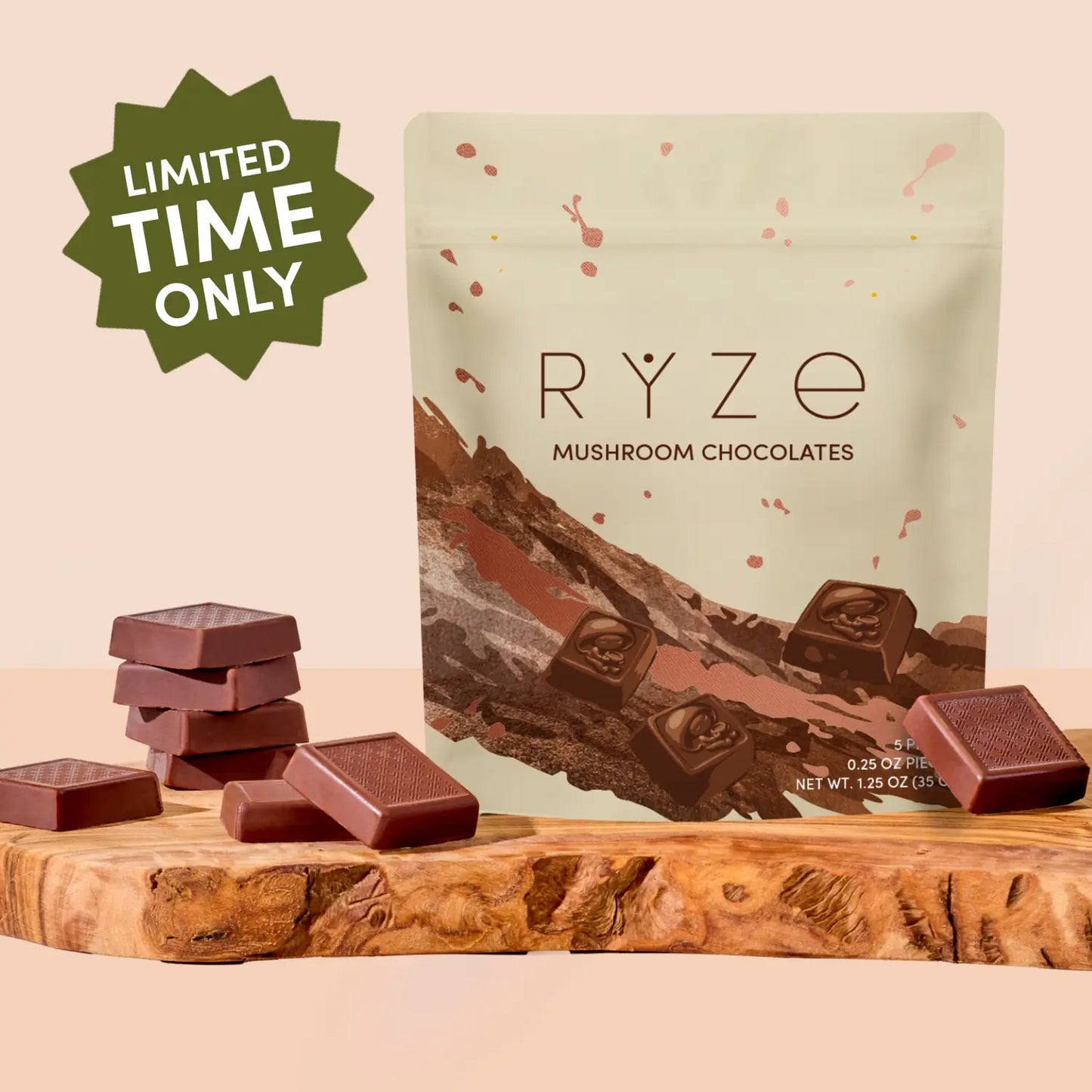 Mushroom Chocolates Rye (15 pieces) - G95L