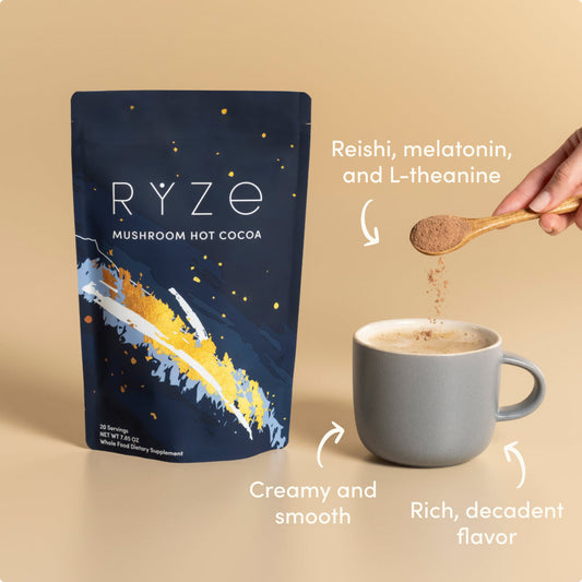RYZE Nighttime Mushroom Cocoa Starter Bag - 78HC