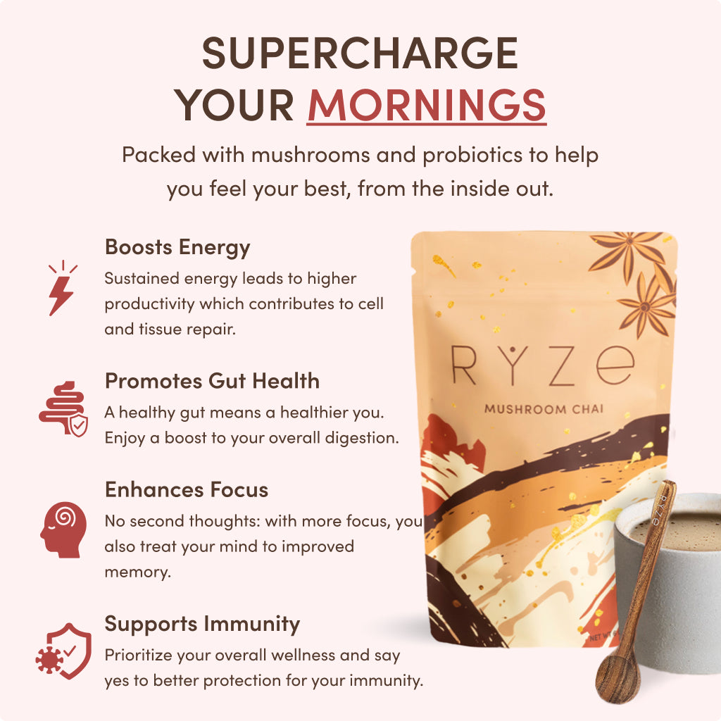 RYZE Mushroom Chai Starter Bag - M7M0