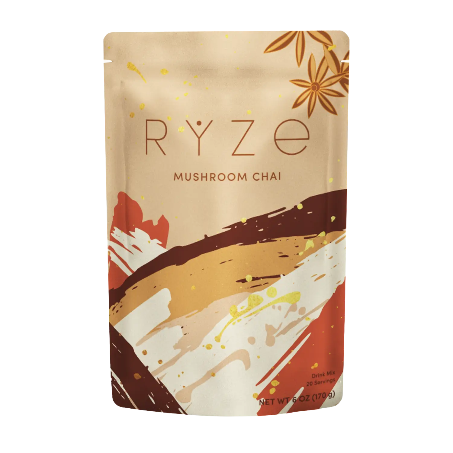 Mushroom Chai (1 Pack - 20 Servings) - ETZE