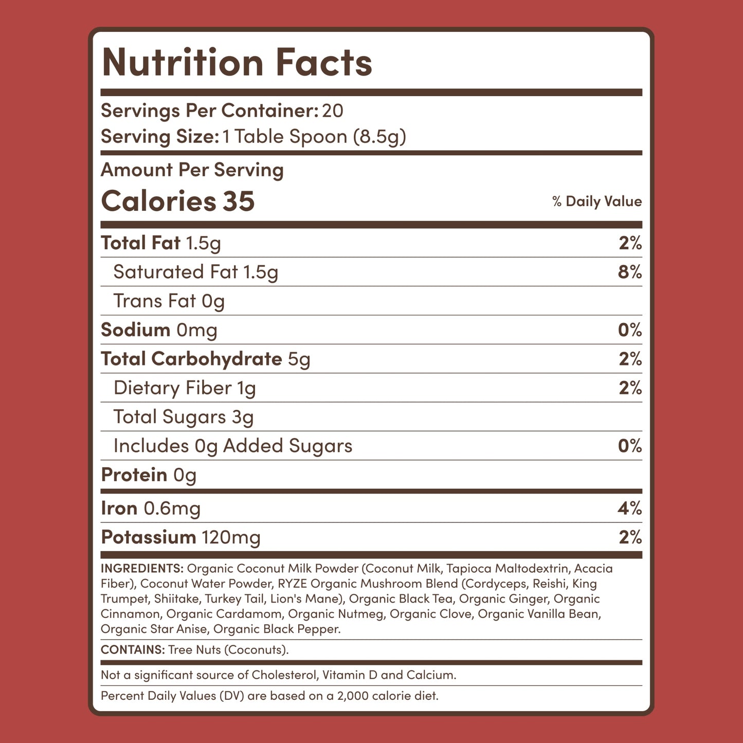 Mushroom Chai (20 Servings) - SGMP