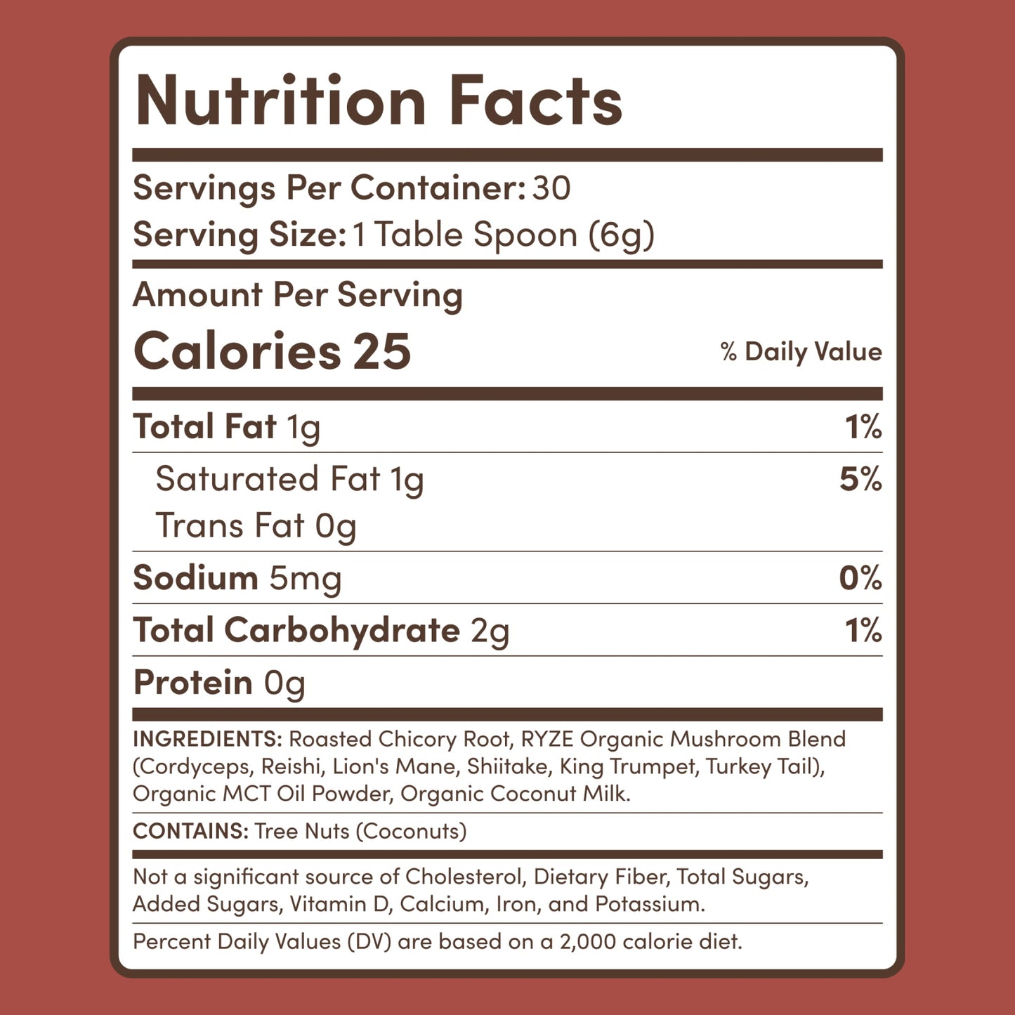 Mushroom Chicory (1 Pack - 30 Servings) - VHCS
