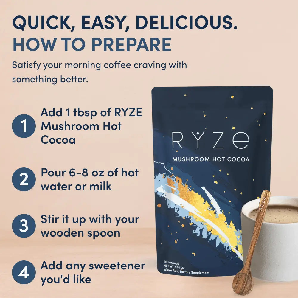 RYZE Ritual Set: Cocoa + Coffee - QV0O