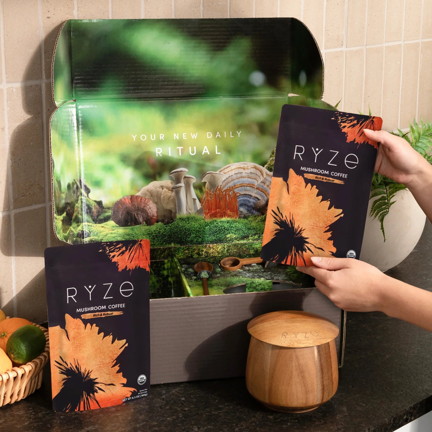 RYZE Ritual Set Dark Roast (90 Day Plan) - 7B0L