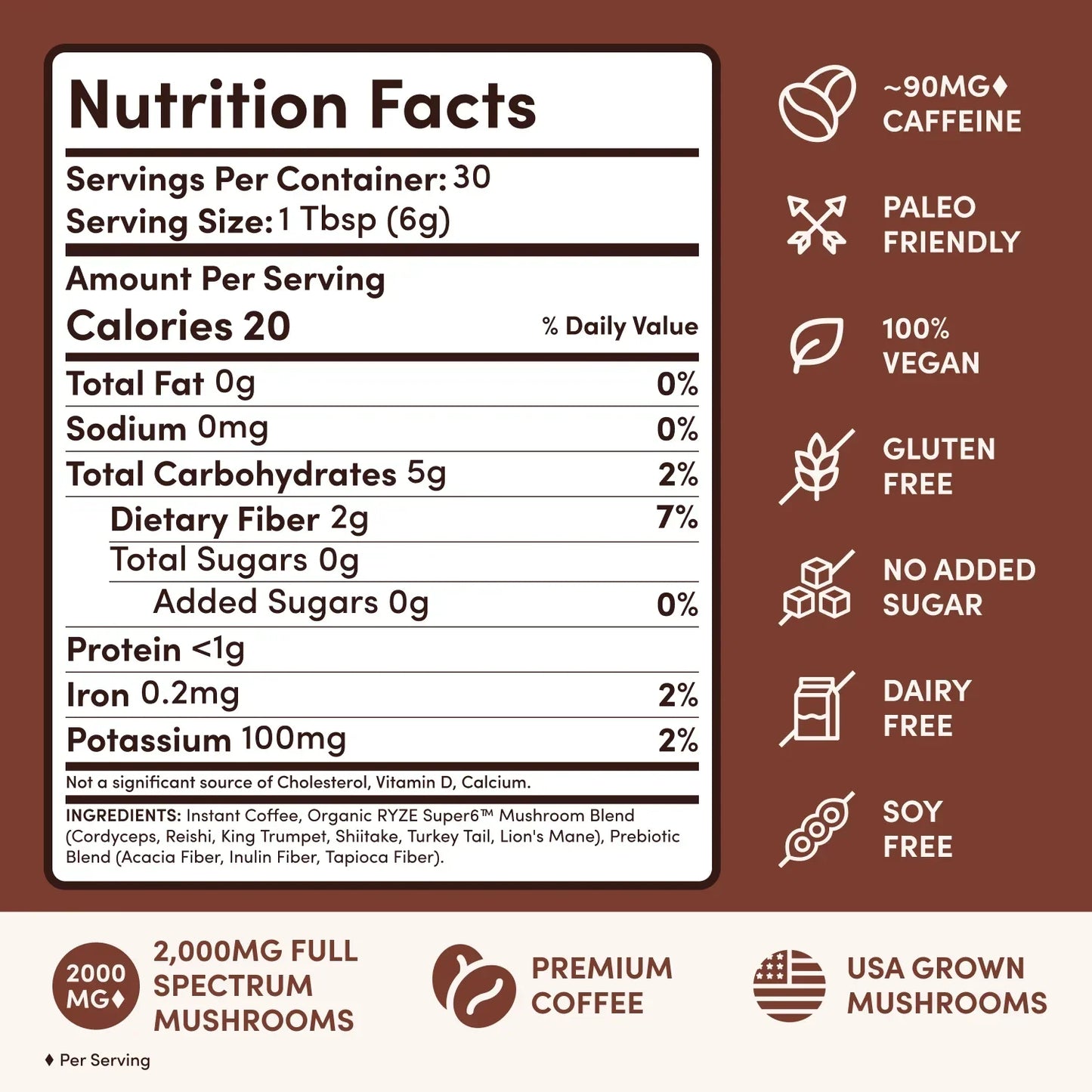Mushroom Coffee Dark Roast Starter Kit (60 servings) - JYD9