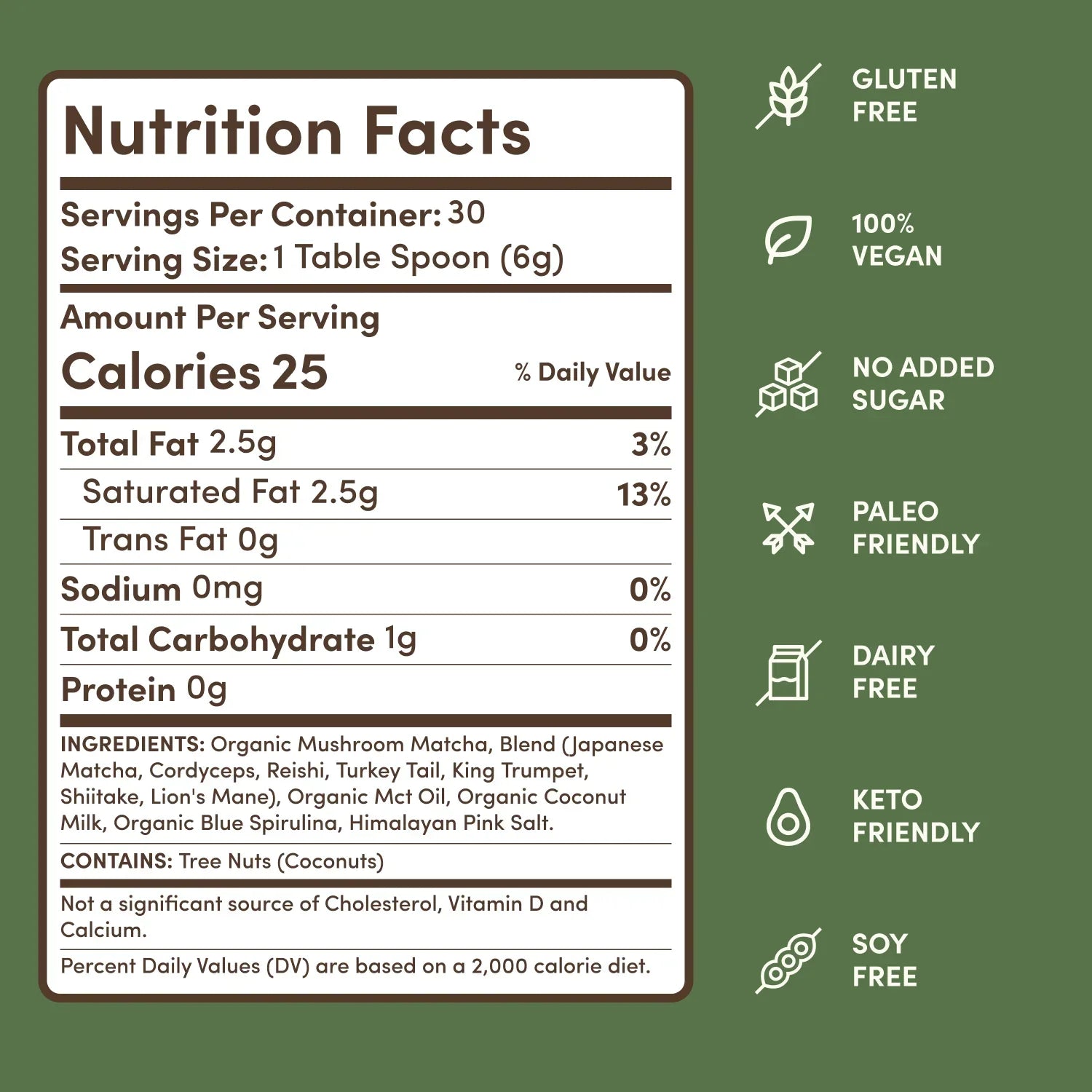 Mushroom Matcha (30 Servings) - W24Y