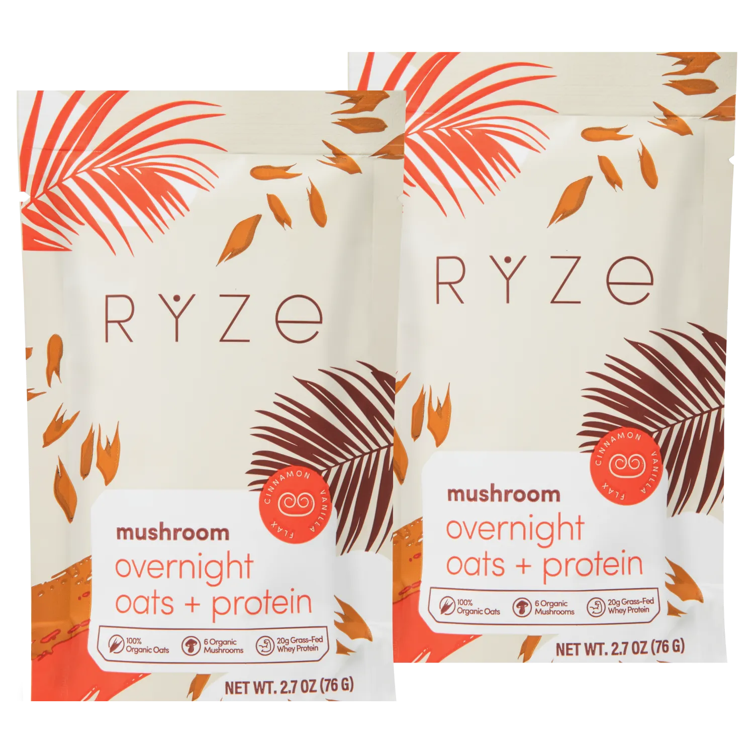 Mushroom Overnight Oats: 28 Servings - AN5H