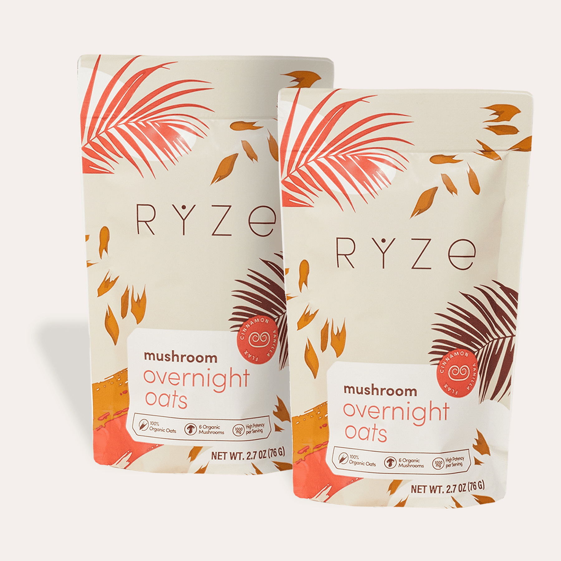 Mushroom Overnight Oats Pack (28 Servings) - GVFG